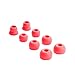 Replacement Silicone Ear Tips Earbuds Buds Set for Powerbeats 2 Wireless Beats by dre Headphones,4 Pairs (Red)