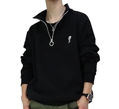 Amazon | [From.102] ハーフジップ メンズ 長袖Tシャツ ロングT