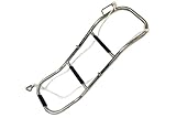 Vinland Marine 3 Step Inflatable Boat Ladder, 304 Stainless Steel, 300 lbs Capacity, for Dinghy, Pontoon Boat, Rope Ladder Alternative, with 6' Rope Lanyard, Spring-Loaded Carabiner