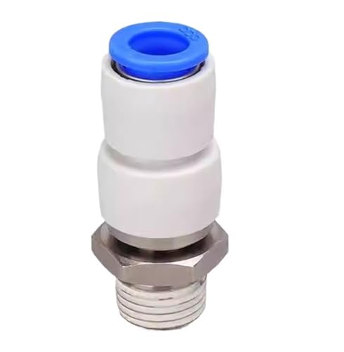 Raccord rotatif KSH16-04S pneumatique en L filetage mâle 1/2 pour tube 16mm