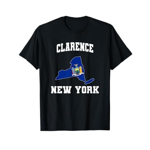 Clarence New York NY State Vintage Athletic T-Shirt