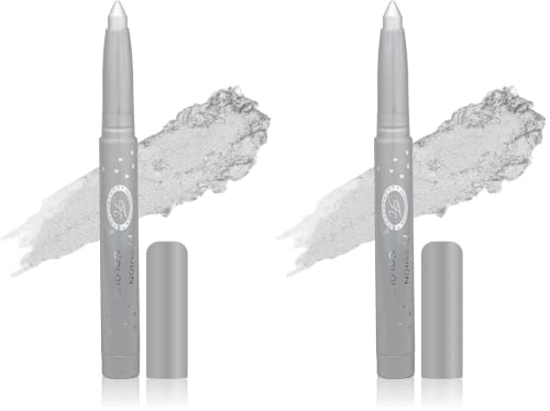 Image of FASHION COLOUR German Eyeshadow | Long-wearing | Easily Blendable Eye Shadow | High Pigmentation | Shimmery lids | Seamless glide | Buildable | Eyeshadow Stick | Crystal Light | 1.4g (Pack of 2)