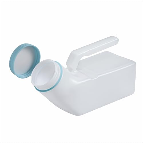 Upogro Urinals for Men, Durable Urine Bottle with Glow-in-Dark Cap,