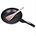 Padella antiaderente Wok senza fumo Gourmet Wok antiaderente - 30 cm - Padella a induzione con coperchio in vetro temperato e pale di legno Padella in acciaio inossidabile Padella per friggere
