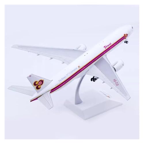 Aviones de metal fundido a presión escala 1:200 de Thai B777-200 acabado prémium 2
