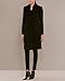 Cole Haan Women's Belted Wool Classically Coat for Year-Round Style (Standard and Plus Size), Elegant Black, 2