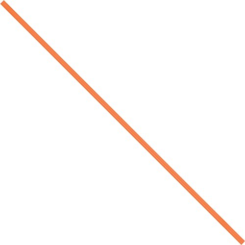 Aviditi Reusable Orange Paper Twist Ties, 12