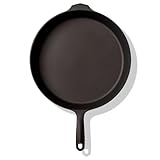 Field Company Extra-Large Cast Iron Skillet – 13.4-Inch Pre-Seasoned Pan for 6–8 Servings, Lightweight & Smooth, Made in USA