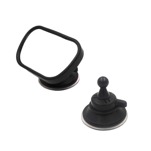 Beatifufu Adjustable Rearview Mirror Suction Mirror for Blind Safe Driving Parking