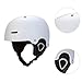 RNXRZANK Ski Helmet for Sports with Removable Ear Pads and Liner for Teens Cycling and Snowboarding, White L
