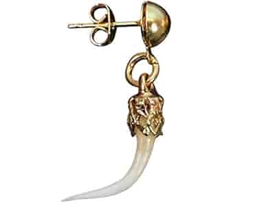 アクセサリー Charlee earring M brass Hazel Classic Glitz Gold-Tone Brass Stud Earrings