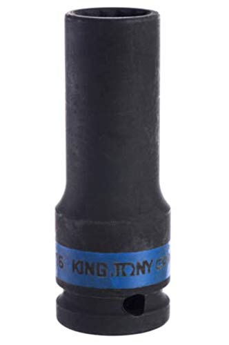 Soquete Estriado Impacto Extra Longo 16Mm -1/2, Kingtony Br, 443016M, 16Mm