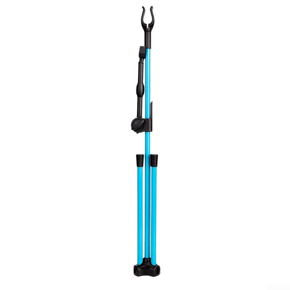 DAZZLEEX Bow Stand, Recurve Bow Holder, Water Resistant Archery Bow Stand, Recurve Bow Compound Bow Stand Rack Holder Legs(Blue)