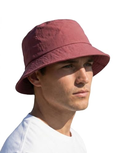 Image of XXL XL L Bucket Hat For Big Heads,M S Quick-Dry Travel Sun Hat With Chin Strap,Lightweight Summer Fisherman Hat Packable