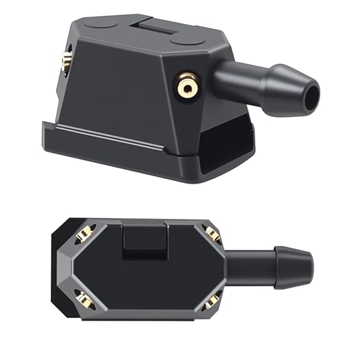 Amavoler 2 PCS Universal Windshield Washer Nozzle Arm Mounted Jets