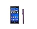 Incipio DualPro Case and Stylus Pen Bundle for Sony Xperia Z3v, Purple/Gray