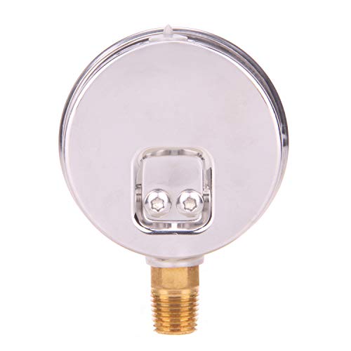 Measureman 2-1/2Inch Dial Size, Oil Filled Pressure Gauge, 0-160Psi/Kpa, 304 Stainless Steel Case, 1/4Inchnpt Lower Mount #TOP2