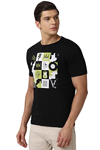 Image of Van Heusen Men's Cotton Slim Fit T-Shirt