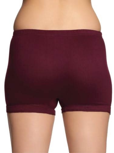 Image of Lux Karishma Bloomer Women's 100% Pure Cotton Bloomer - Soft, Comfortable, and Skin-Friendly(Pack of 6)(Color mayvary)