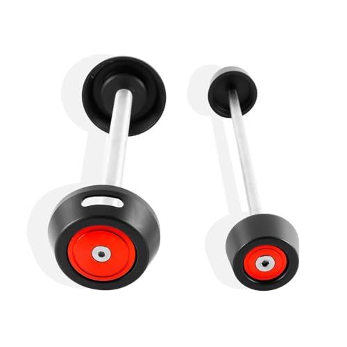 Sturzbügel Motorradzubehör Sturzpads Schutz Vor Vorder Und Hinterradgabel Gleitschutz Für DUCATI Für Panigale 1199 1199S 1299 1299S V4 V4S V2(RED-FRONT REAR)