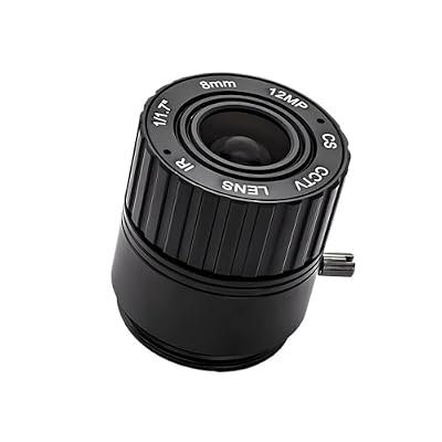 12MP CS Mount 8mm 56° 1/1.8" with 650nm Filter for Industrial Machine Vision IP Camera(Without Filter)