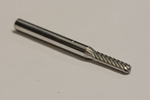 Fresa de carburo sólido corte simple SC-41 3/32" x 7/16" miniatura 3