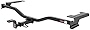 CURT 113903 Class 1 Trailer Hitch with Ball Mount, 1-1/4-In Receiver, Fits Select Ford Fusion, Lincoln MKZ, Mercury Milan