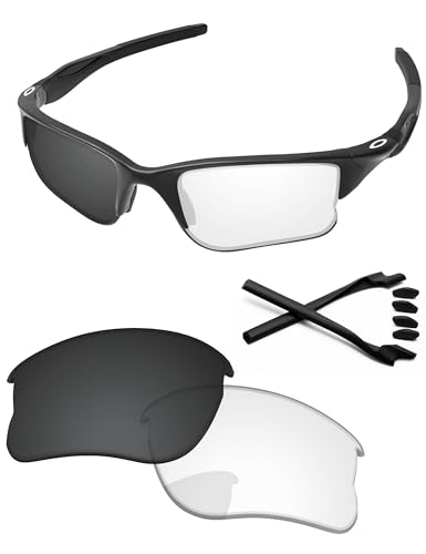 Image of Replacement Lenses & Rubber Kits for Oakley Half Jacket 2.0 XL OO9154 62mm - Precise Fit, UV Block, Impact Resistant