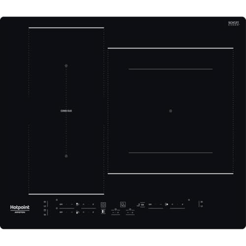 Table de cuisson induction HOTPOINT 3 zones HB2760BNE 59 x P 51 cm total - vue 5