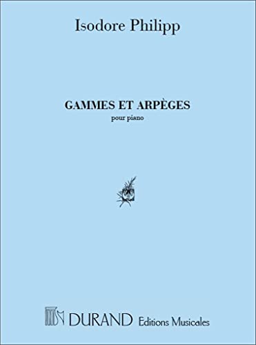 Gammes et arpèges - Piano