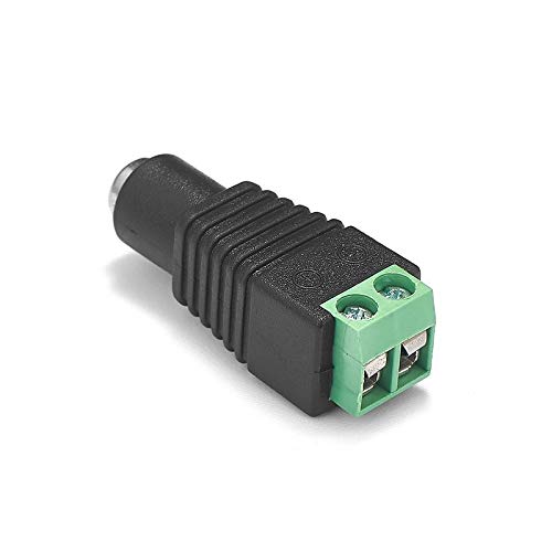 Electrical Equipments - 1000pcs RGBW LED Strip Controller 12V DC Power Connectors 5.5mm x 2.1mm Female Male Jack Power Adapter Plug For CCTV Camera - (male female plug, Line Connector, Pins: 2P)