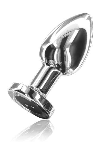 Plug anal en métal The Glider M sextoy stimulant argenté