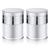 Photo Gallery 2 barattoli sottovuoto per crema, 7,1 x 5,4 cm, portatili, in acrilico, con pompa airless per crema, piccoli vasetti sottovuoto per cosmetici ispessiti, per viaggi, casa, crema viso, lozioni, Photo Gallery 2 barattoli sottovuoto per crema, 7,1 x 5,4 cm, portatili, in acrilico, con pompa airless per crema, piccoli vasetti sottovuoto per cosmetici ispessiti, per viaggi, casa, crema viso, lozioni,