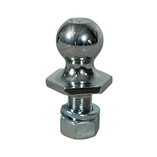 Reese Towpower 7008700 Interlock Trailer Hitch Ball 1-7/8 Inch Diameter 2 000 lbs. Capacity 1 Inch Shank Diameter 2-1/8 Inch Shank Length