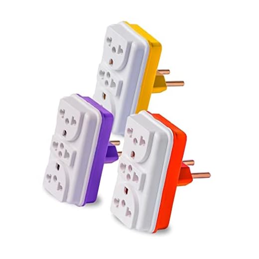 Kit com 03 Adaptadores Tomada Benjamim T Com 3 Entradas Multiplicador de Tomadas 10A 20A Até 250v Bivolt - CompleteStore®