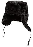 BELEON Ushanka Russian Army Hat with Ear Flaps - Taylor Y2K Soviet Trooper Winter Fur Hat
