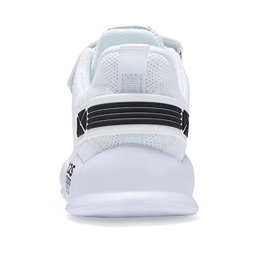 Yavy White Kids Breathable Sneakers Mesh Lightweight Easy Walk Casual Sport Strap Athletic Running Shoes For Little Kid Size 13 #TOP3