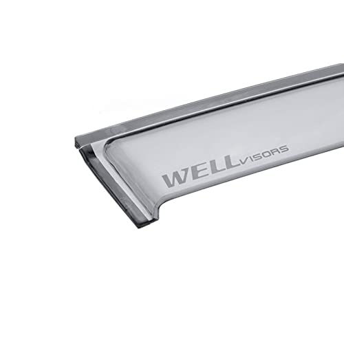 Wellvisors Window Visors Wind Deflectors Compatible With Toyota 2016-2020 Yaris Scion Ia Premium Series Rain Guards 3-847Sc004 #TOP6