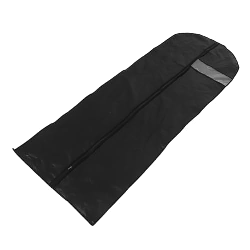 BESTYASH Heavy Duty Garment Bags with Zipper for Closet Storage Suit and Dress Covers Black for Travel and against Dust and Dirt