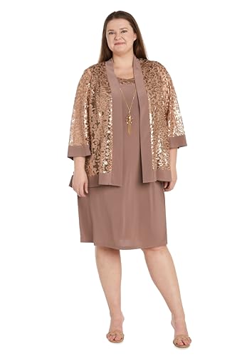 Image of R&M Richards Women's The Opulence Jacket Dress