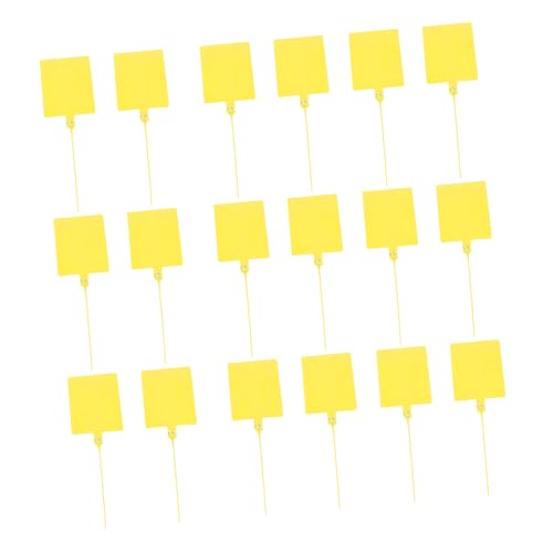 Operitacx 100 Pcs Plastic Cable Tags for Easy Labeling Zip Ties for Bundling Wires and Cables for Logistics and Shipping Use