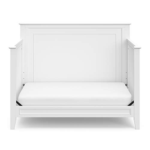 Storkcraft 04523-201 Solstice 5-In-1 Convertible Crib (White) – Greenguard Gold Certified, Converts To Toddler Bed And Full-Size Bed thumb #10