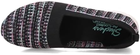 SKECHERS MODERN COMFORT WOMEN'S Women's BE Cool-Sherbet Skies Loafer Flat, Black Multi, 10 | Image 5