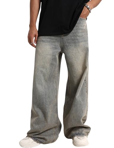 Baggy Jeans Men Y2K Harajuku Loose Fit Pants Skater Jeans Streetwear Pants Vintage Jeans - Main Image