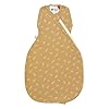 Tommee Tippee Babyslaapzak voor pasgeborenen, The Original Grobag Swaddle Bag, Hip-Healthy Design, Zachte katoenrijke stof, 3-6 m, 1,0 TOG, okerblad