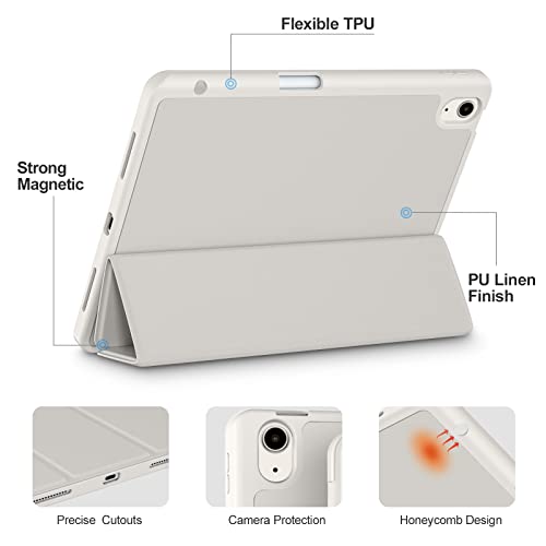 Image of Akkerds for iPad Air 11 Inch Case M4 /M3 /M2, Air 5th /4th Gen 10.9, Gray