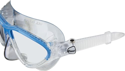 Image of Cressi Kids Comfortable Silicone Mask with Adjustable Strap, for Snorkeling and Pool - for Children 5 to 10 years old - Moon: made in Italy