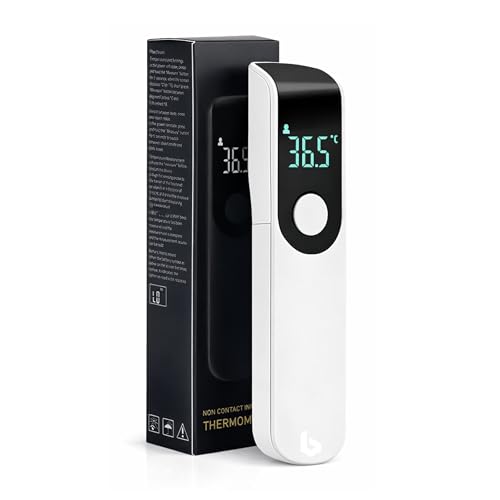 Boulton Forehead Thermometer for Adults Kids No-Touch Forehead Thermometer Infrared Digital LCD Display - Digital Baby Thermometers Body - Temperature Thermometers Room Surface and Body Mode