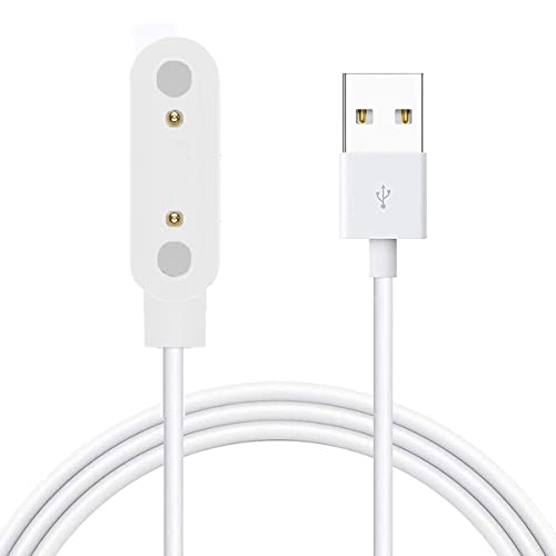 Compatible for OYY Smart Watch Charger, Magnetic USB Charging Cable Replacement Charger Compatible for OYY TGW101, TGW008, Gaea K802 Watch (for TGW101, TGW008, Gaea K802 Watch, White)