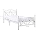 Modway Cottage Modern Farmhouse Metal Twin Platform Bed in White